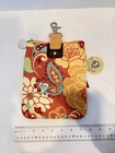 Spartina 449 Daufuskie Island Kiss Golf Zipper Pouch Bag Linen & Leather 7 8 Nwt New. Price: $36.00.