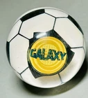 Rare Vintage Los Angeles Galaxy Mls Soccer Team Lucite Ball Paperweight Cool Used. Price: $26.99.