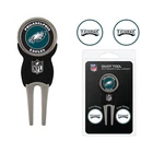 Team Golf Nfl Philadelphia Eagles Divot Tool With 3 Ball Markers Set New. Price: $11.99.