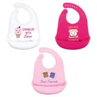 Hudson Baby Infant Girl Silicone Bibs 3PK, Ice Cream, Size New. Price: $16.99.