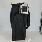 Caddy Daddy Golf 6 Pack Bag Cooler Soft Sided Black Zip Shoulder Strap New. Price: $22.95.