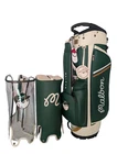 Malbon Golf Caddy Bag Stand Type Green Pvc Leather 3.6KG 9.0 Free Shipping New. Price: $349.99.