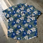Foco Kentucky Wildcats Hawaiian Shirt Medium Floral Button Up Tropical Ncaa Nwt New. Price: $40.00.