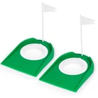 Golf Putting Cup With Flag Practice Training Aids Plastic Hole F... New. Price: $17.09.