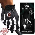 Xeirpro Death Grip Skeleton Golf Gloves Men, 2 Pack, All-weather Synthetic New. Price: $54.95.
