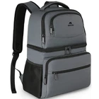 Camping Hiking Cooler Backpack - 26 Can Insulated Lunch Bag For Women New. Price: $51.99.