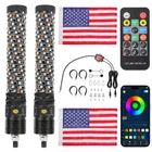 For Club Ez Golf Cart 2PCS Fat 3FT Rgb Led Whip Lights Antenna Flag New. Price: $139.05.