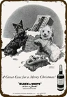 1958 Blackwhite Scotch Scotty Westie Dog Christmas Decorative Replica Metal Sign New. Price: $28.99.
