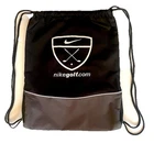 Nike Heavy Duty Golf Shoe Sack Bag Cinch Drawstring Back Pack Black W14" X H17" Pre-owned. Price: $12.99.