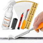 Saplize Golf Kit Regripping Clubs Tapes/clamp/tape Remover/cutter/solvent New. Price: $31.23.