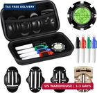 Golf Ball Alignment Line Marking Tool For Putting Green Include 4 Stencil, Col New. Price: $24.99.