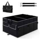 Goplus Collapsible Trunk Organizer, 13 Gallon Foldable Car 50L New. Price: $33.99.