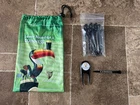 Guinness Beer Toucan Bird Golfing Kit Divot Tool & Ball Marker With Tees New. Price: $24.99.
