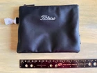 New Rare! Team Titleist Golf Valuables Pouch Leather Zipper Bag Soft Liner. Price: $79.99.
