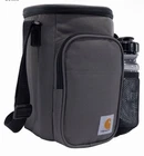 Carhartt Insulated 10 Can Vertical Cooler With Water Bottle Zip Pocket Gray New. Price: $39.99.