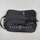 Vintage Nike Golf Black Shoe Bag Mesh Swoosh Tote W/ Zipper/handle Euc Used. Price: $22.50.