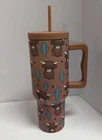 Hydro Traveler 40 Oz Insulated Tumbler Rodeo Western Cup Scottish Highland Cow Used. Price: $39.00.