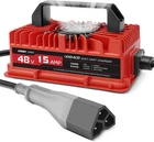 15 Amp Golf Cart Charger For 48 Volt Ezgo Rxv & Txt With 3 Pin Triangular Plug-l New. Price: $165.96.