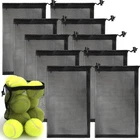 Maqihan Mesh Drawstring Bag, Black New. Price: $13.95.