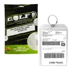 Golf Luggage - Set Of 2 Bag Tags Extra Large 9" 6" Plastic Waterp... New. Price: $14.32.