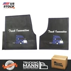 Truckingmann Freightliner Cascadia Rubber Front Floor Mats 2PCS Black&blue 08-17 New. Price: $65.00.