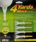 Yards More Golf - 2 3/4" Yellow (4 Tees) New. Price: $17.93.