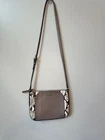 Guess Crossbody Bag Snake-print Trim Decorative Padlock Adj Strap Size 7X10IN Pre-owned. Price: $24.00.