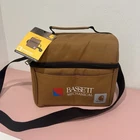 New Carhartt Insulated 6 Lunch Cooler Brown Water Repellent Canvas W/ Logo. Price: $24.95.