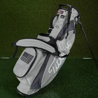 Titleist Players Stand Golf Bag Gray / Black Usa Flag 4-WAY Divider Nice!! Pre-owned. Price: $249.95.