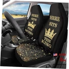 Crown Print Creative Car Seat Cover Set Of 2 For Women Queen King-black New. Price: $40.88.