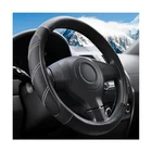 Hzel Car Steering Wheel Cover, 14.5-15" Soft Leather Vehicle Black New. Price: $14.16.