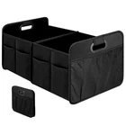 Simple Deluxe 2 Compartments Trunk Organizer For Car/suv, Black New Design. Price: $19.99.