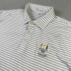 Peter Millar Polo Shirt Mens Large White Striped 2020 Ryder Cup Performance Golf Pre-owned. Price: $19.99.