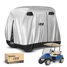 4 Passenger Golf Cart Cover Waterproof All-weather Storage Silver New. Price: $78.99.