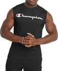 Champion Classic Script Logo Tank Top Muscle Shirt Black Men's Size GT22H New. Price: $19.99.