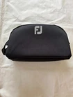 Footjoy Black Golf Travel Toiletry Pouch Bag Organizer Case New 9" X 5". Price: $49.00.