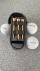 Coach Golf Ball Leather Pouch With Set New. Price: $60.00.