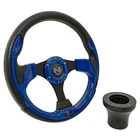 Gtw 12.5 Inch Blue Rally Golf Cart Steering Wheel For Ezgo Txt (1994.5-UP) New. Price: $81.99.