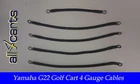 Yamaha Golf Battery Cable Gauge For 48 Volt G22CSET ALL4CARTS New. Price: $24.95.