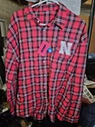 Men's Foco Nebraska Cornhuskers Ncaa Long Sleeve Flannel Shirt Size Xl New. Price: $22.00.