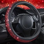 Red Diamond Steering Wheel Cover With Bling Rhinestones Universal Fit New. Price: $22.94.