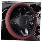 Leather Steering Wheel Cover,anti Slip Car For Burgundy New. Price: $15.65.
