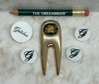 Greenbrier Hotel Resort Golf Divot Tool Magnetic Ball + Pencil Markers Used. Price: $27.99.