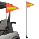 Bike Flag With Pole For Safety, High Visibility Double-sided Reflective Bicyc... New. Price: $33.36.