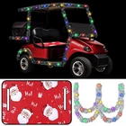 2 Pcs Christmas Golf Cart Decorations Seat Covers Silver ... New. Price: $29.14.