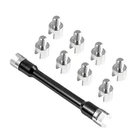 Hzel Motorcycle Wheel Spoke Spanner, Cnc 5.0-6.8MM Motocross Black/silver New. Price: $20.58.