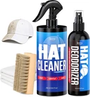 Hat Cleaning Kit For Baseball Caps Sweat Stain Remover & Deodorizer Spray New. Price: $38.99.