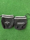 Callaway Golf Black 6.5" X Draw String Valuables Caddie Pouch Tote Bags New. Price: $10.50.