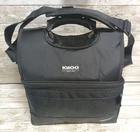 Maxcold Igloo Gripper Soft Sided Cooler Bag Insulated Dual Compartment Black Open. Price: $38.99.