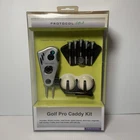 Protocol Golf Caddy Kit Stroke Counter Cleat Brush Divot Tool + New. Price: $9.99.